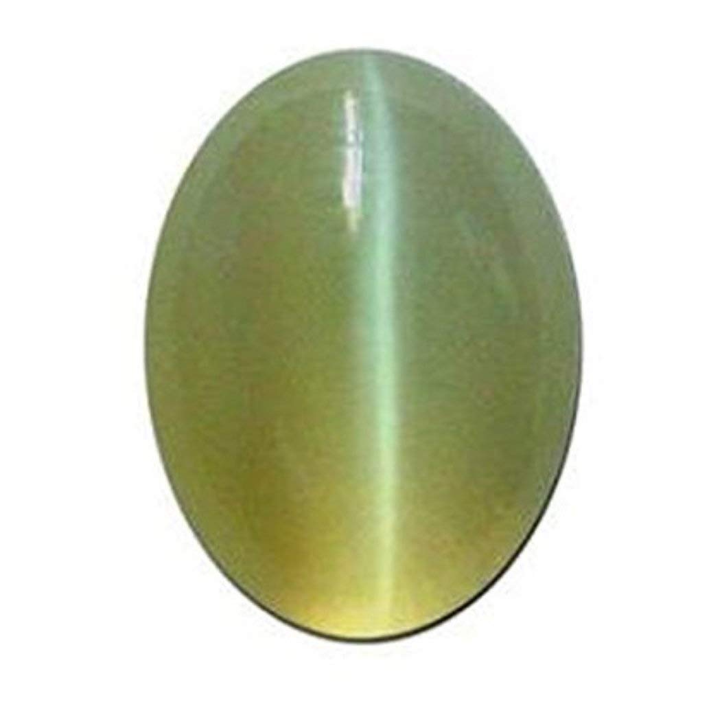 Ramneek JewelsDivya Shakti 6.25 Carat CAT'S EYE (LEHSUNIA STONE) 100% ORIGINAL CERTIFIED NATURAL GEMSTONE AAA QUALITY