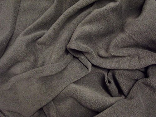 Tissu polaire charbon haut de gamme anti-bouloche 5m pour des créations durables et douces