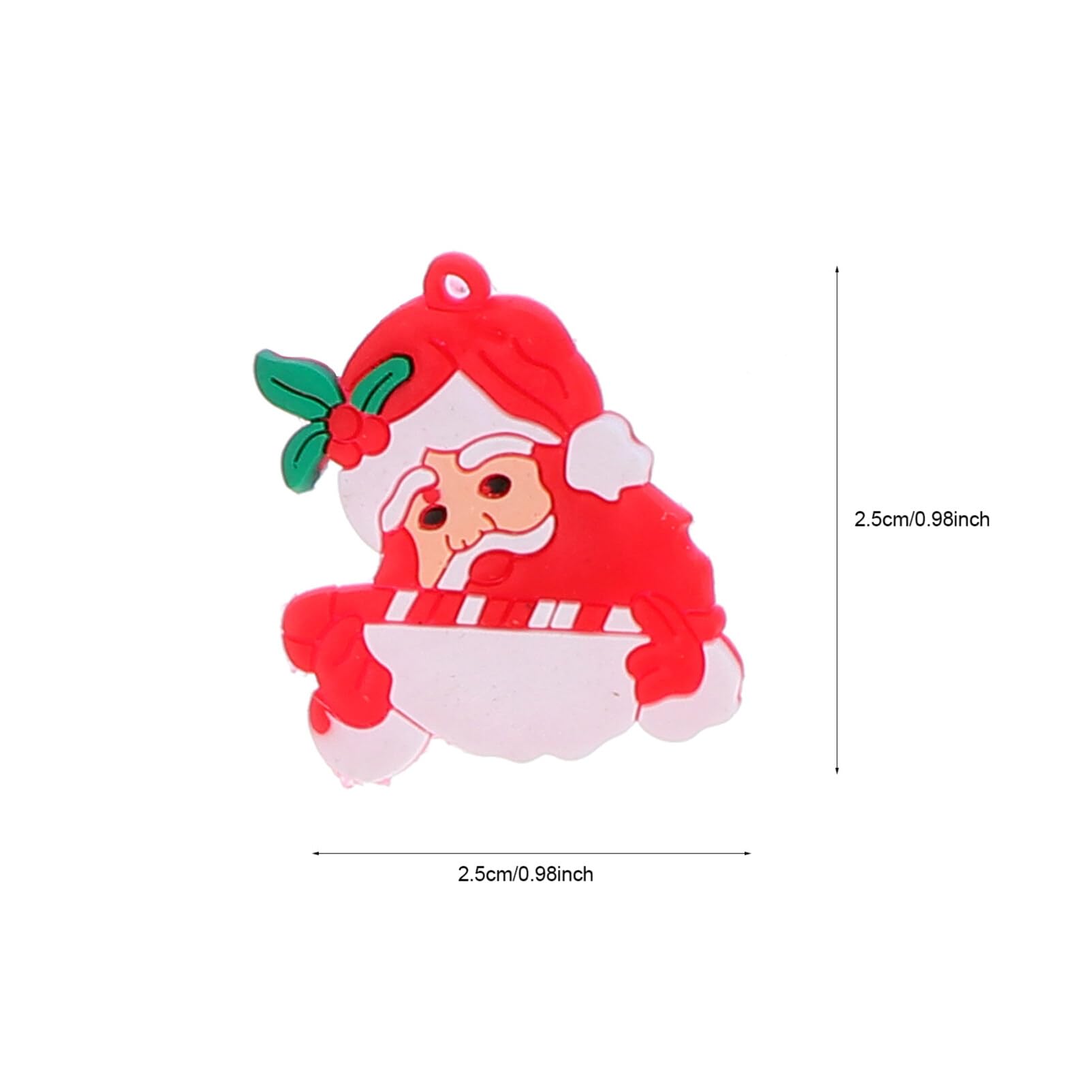 Uonlytech Lot de 12 broches de Noël lumineuses en plastique avec différents motifs de Père Noël et d'hiver pour fête de Noël et décoration festive
