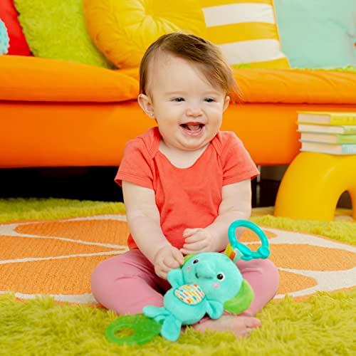 Image of Bright Starts Tug Tunes On-The-Go Toy for Stroller and Carriers - Elephant - Unisex, Newborn +