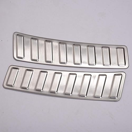 Miniatura 2 de YIWANG 304 - Protector de acero inoxidable para puerta trasera de coche, 2 unidades, para Land Rover Discovery Sport 2015-2018, Plateado brillante