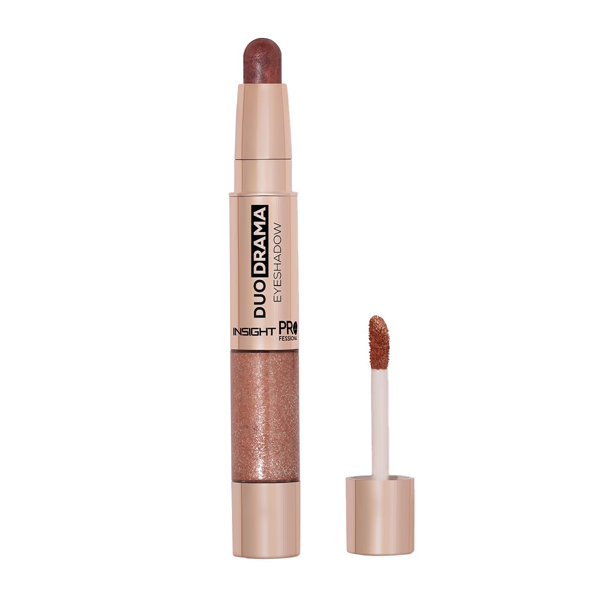 Duo Drama Eyeshadow (Tone Spell) | Metallic Finish | Cream-to-Liquid Hybrid Formula with Intense Pigment | Waterproof, Long-Wear & Easy to Blend - 8g-image-10