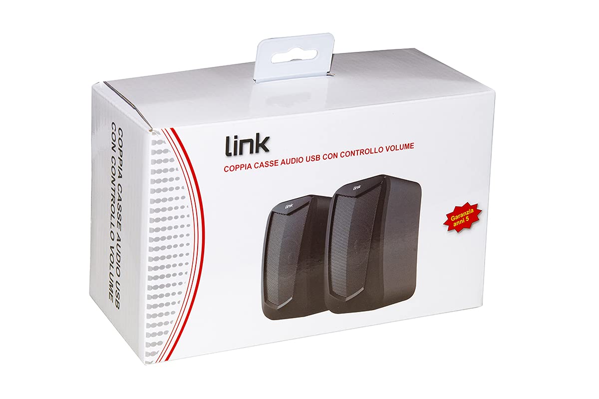 LINK LKSP03 CASSE AUDIO 5 WATT USB con CONTROLLO VOLUME