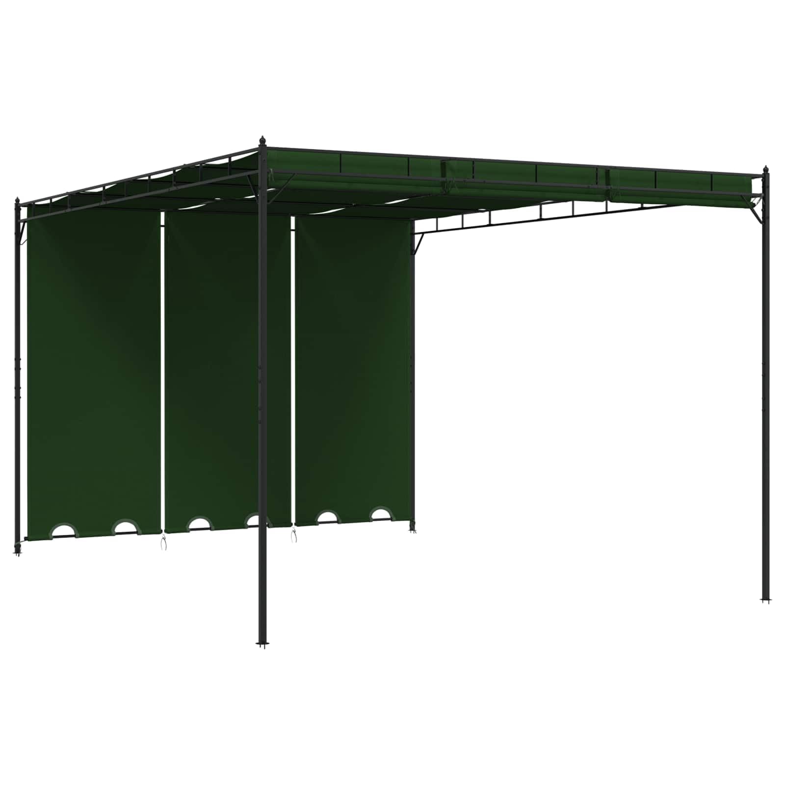 Pawilon 4 x 3 x 2,3 m, zielony, poliester, stal