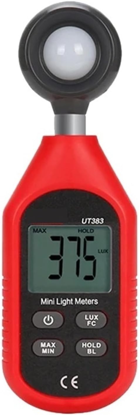Light Meters, Digital Light Meter Luxometer UT383BT UT383 0~199,900 Lux Meter Photographic Illuminance Meter FC Lightmeter Luximetro(UT383BT)