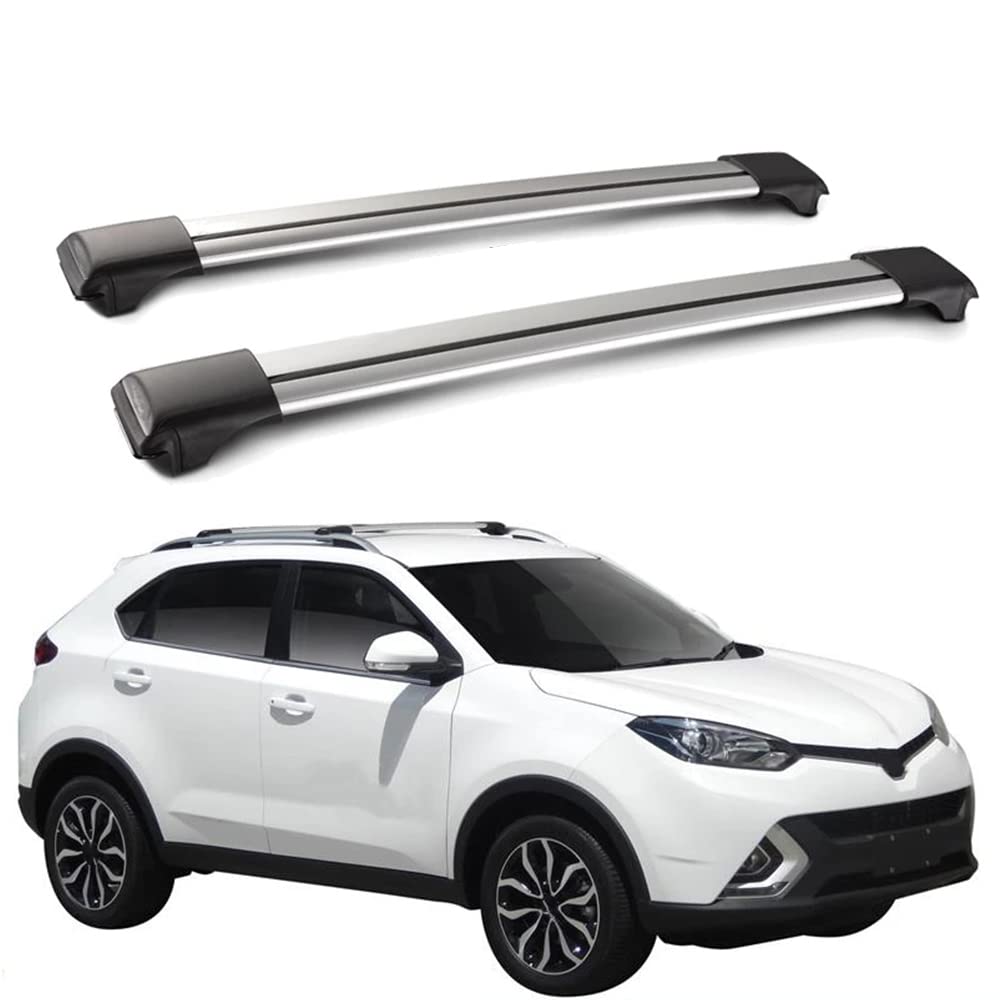 Buy 2Pcs Aluminum Car Roof Rack Cross Bars for MG ZS Suv 5 portes 2017 2018 2020 2021 2022, Roof