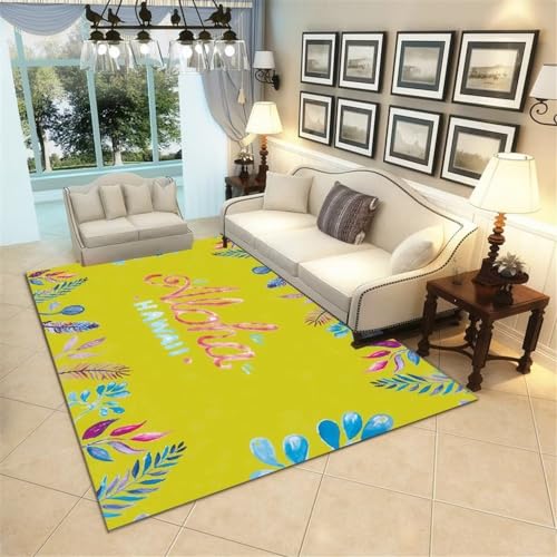 Tapis de chambre ado tapis sol plante verte restaurant 200x250cm