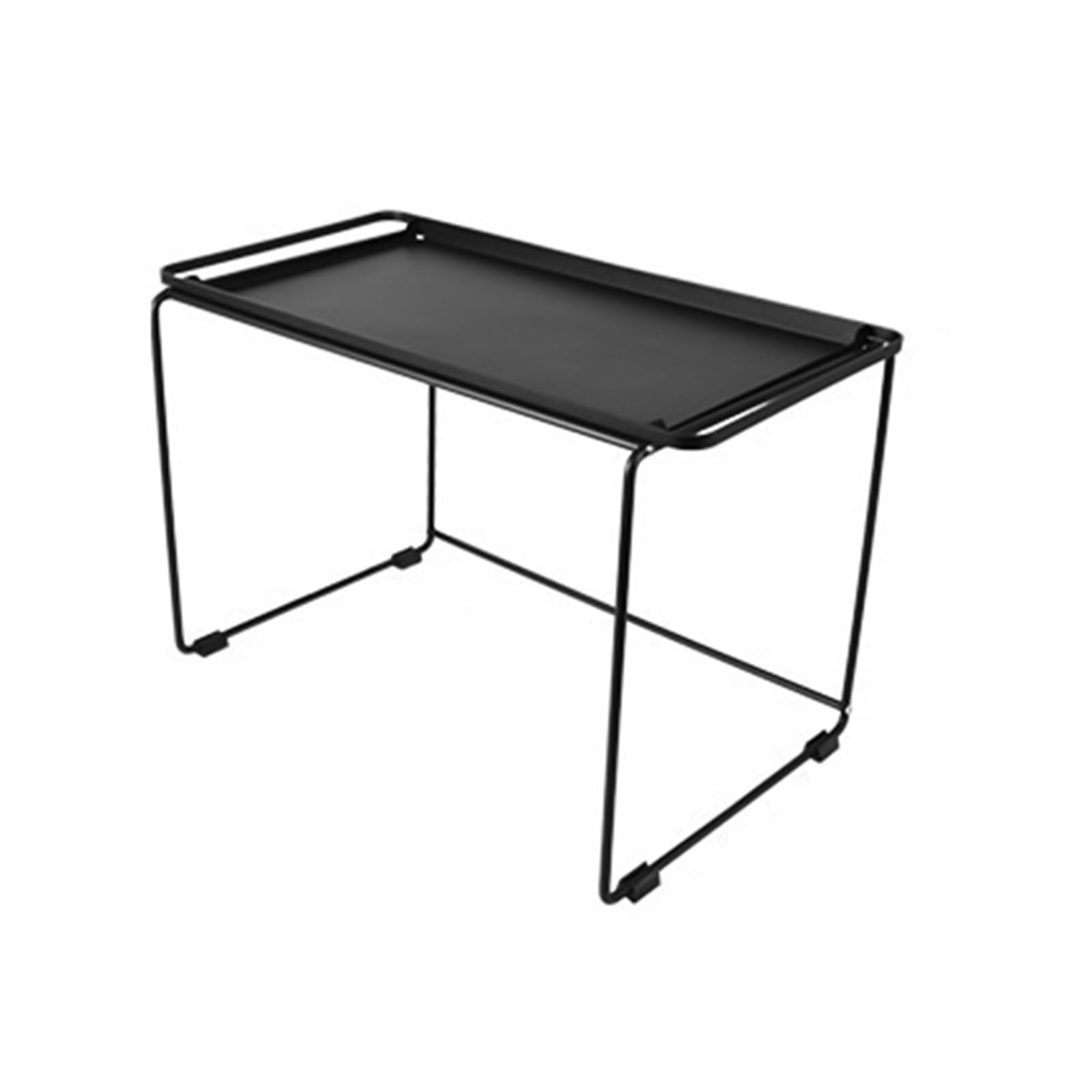 Hsioluted Microwave Storage Stand for Kitchen Countertop Seasoning Rack with Detachable Tray Space Saving Condiment Organiser Utility Storage Shelves