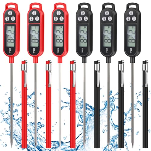 Thermomètre à viande lecture instantanée lot de 6 sondes pour cuisine