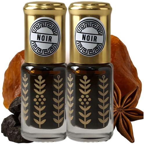 Craft & Care – Musk Noir Perfume Árabe Hombre & Mujer | Aceite Perfumado SIN ALCOHOL | Almizcle Negro Clásico con Notas Ambaradas y Especiadas, Elegancia Cálida y Sofisticada (2, Noir)