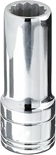 SK Professional Tools 8430 3/8 in. Drive 12-Point Metric Standard Chrome Socket â€“ 10 mm, Cold Forged Steel Socket with SuperKrome Finish, Made in USA