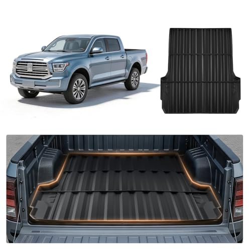 VEVOR Truck Bed Mat TPE Fit for 2023-2026 Chevy Colorado&GMC Canyon 5FT Bed Heavy Duty Custom Fit All Weather Protection Trunk Liner for 23-26 Chevrolet Colorado/GMC Canyon Pickup Accessories