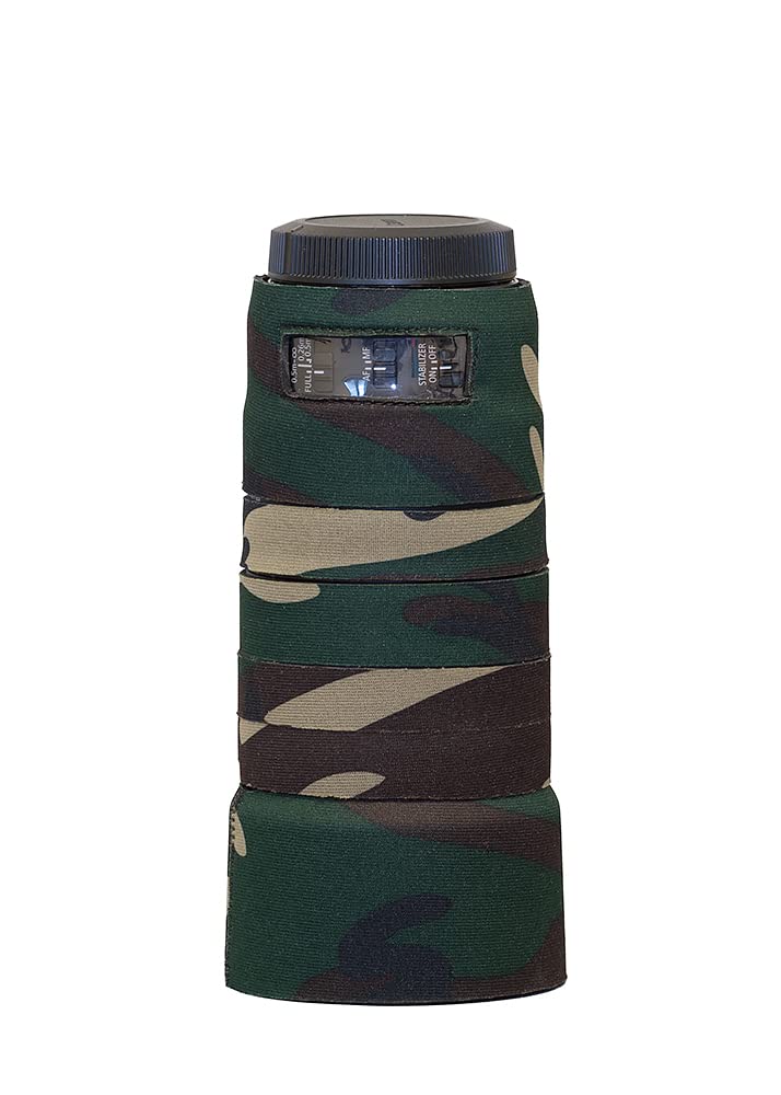 LensCoat RF 100Mm F/2.8L Macro IS Camera Lens Cover - Camo, Neoprene Sleeve, Water Repellent, Outdoor/Nature/Wildlife Photography
