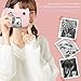 HeiDD Instant Camera for Kids Digital Camera for Girls Toddler Camera with Print Paper, 40MP Kids Video Camera Child Selfie Camera Toy Camera Kids Camcorder with 2.4 Inch Screen