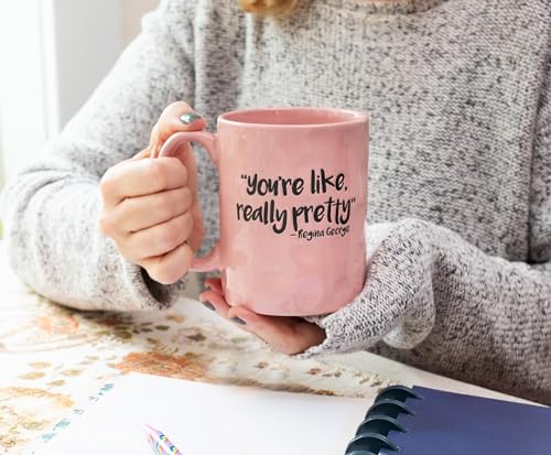 Taza de cerámica rosa de 18 onzas Silver Buffalo miniatura 5