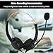 immagine 1VBESTLIFE Auricolare Call Center USB, Funzione Mute Cuffie Cuffie USB con cancellazione del Rumore USB con Microfono per Computer, Telefono, Desktop Box, Altri dispositivi