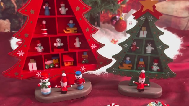 Amazon.co.jp: LEDMOMO クリスマスツリー 木製 クリスマスの飾り 卓上