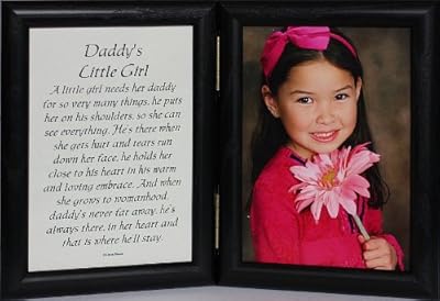 Amazon Com Personalizedbyjoyceboyce Com 5x7 Hinged Daddy S Little Girl Picture Poem Photo Frame Father S Day Black Double Frames Amazon Com Personalizedbyjoyceboyce Com 5x7 Hinged Daddy S Little Girl Picture Poem Photo Frame Father S Day Black Double Frames