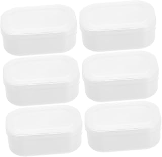 6pcs Freezer Rice Boxes PP Food Storage Containers with Sealed Lids Compact Multi-function Portable Safe Lunch Boxes for Refrigerator Organization and Freshness Preservation
