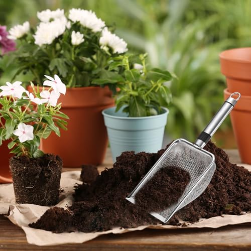 M METERXITY Colador de Suelo para Jardín 2 mm Acero Inoxidable miniatura 6