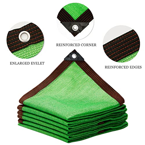 Voile d'ombrage léger et durable 3x5m vert protégeant les plantes du vent - 2