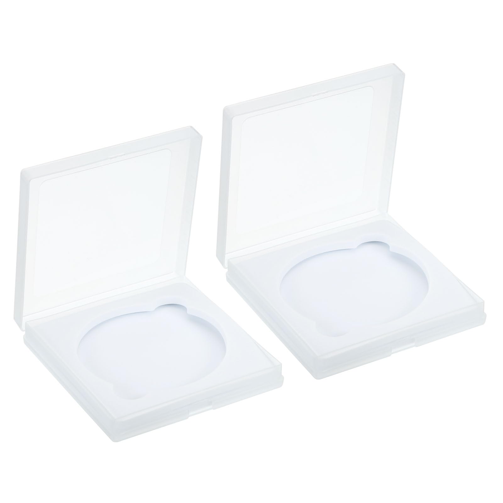 PATIKIL 82mm Lens Filter Case, 2pcs Camera Filter Case Portable Lens Filter Box Water Resistant Dustproof Plastic for Photography Filter Storage