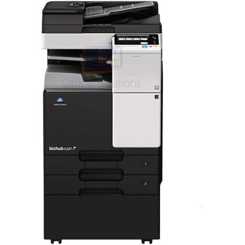 Konica Minolta Bizhub C287 A3 Color Laser Multi-Function Copier - 28ppm, Copy, Print, Scan, Auto Duplex, Network, 1800 x 600 DPI, Mobile Printing Support, 2 Trays, Stand