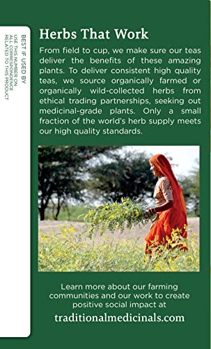 Miniatura 3 de Traditional Medicinals Té de hierbas de jengibre orgánico, promueve una digestión saludable (paquete de 2)  32 bolsas de té en total