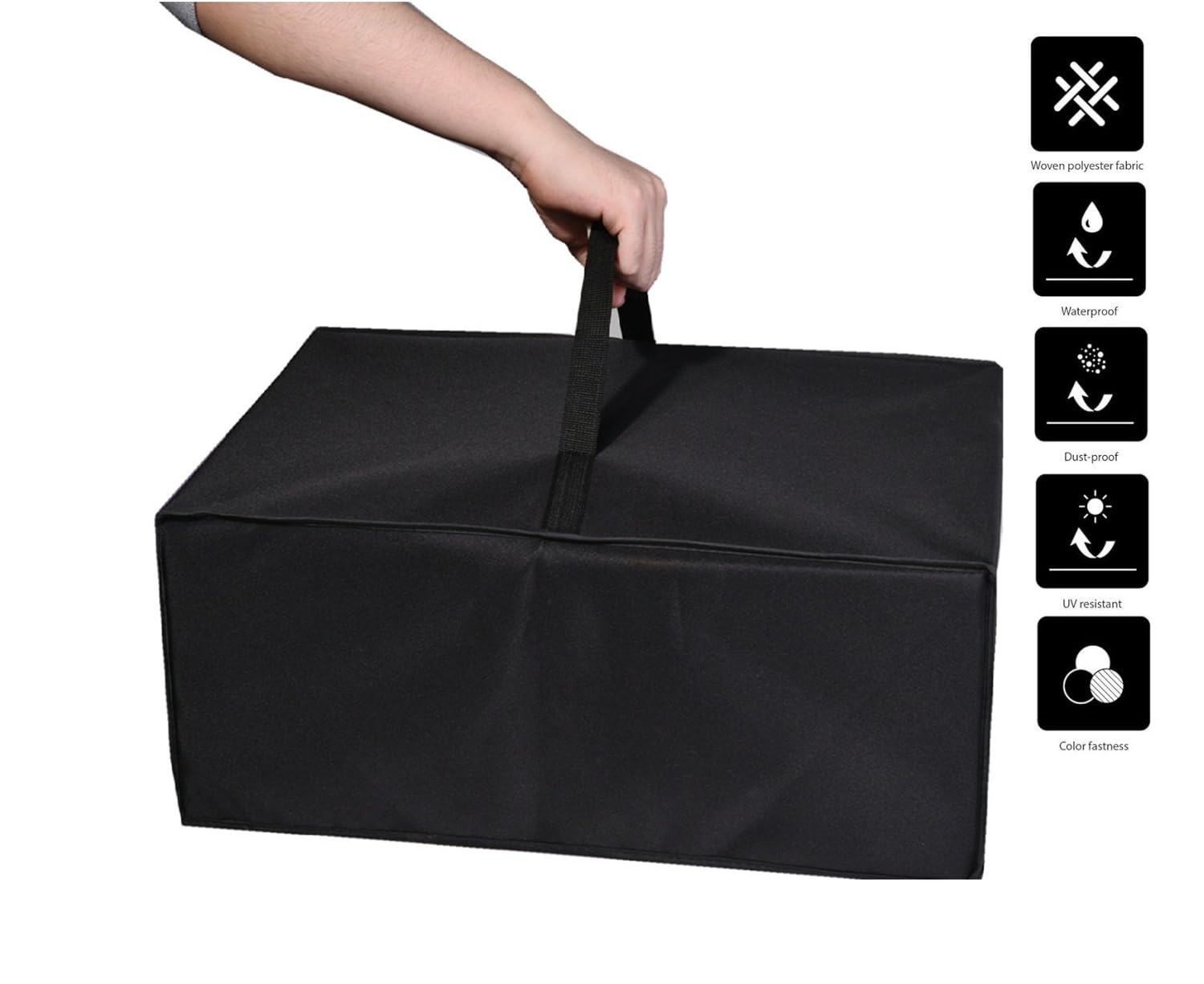 Heavy Duty Fabric Water-Resistant Nylon Printer Dust Cover for HP DeskJet 4155e/ HP DeskJet 2755e / HP DeskJet 2855e /2721e / 2720e Wireless Color inkjet-printer