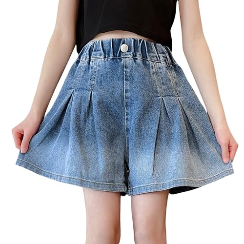 Short en jean extensible taille haute fille résolvant le manque de souplesse