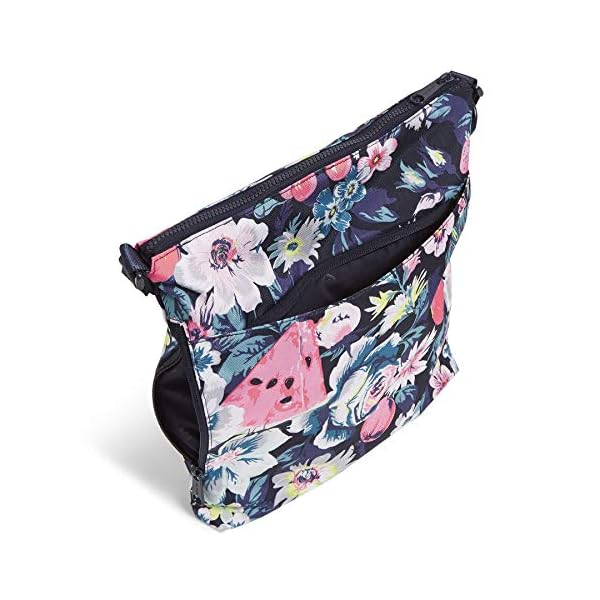 Vera Bradley Women's Recycled Lighten Up Reactive Hipster Crossbody Purse, Garden Picnic, One Size