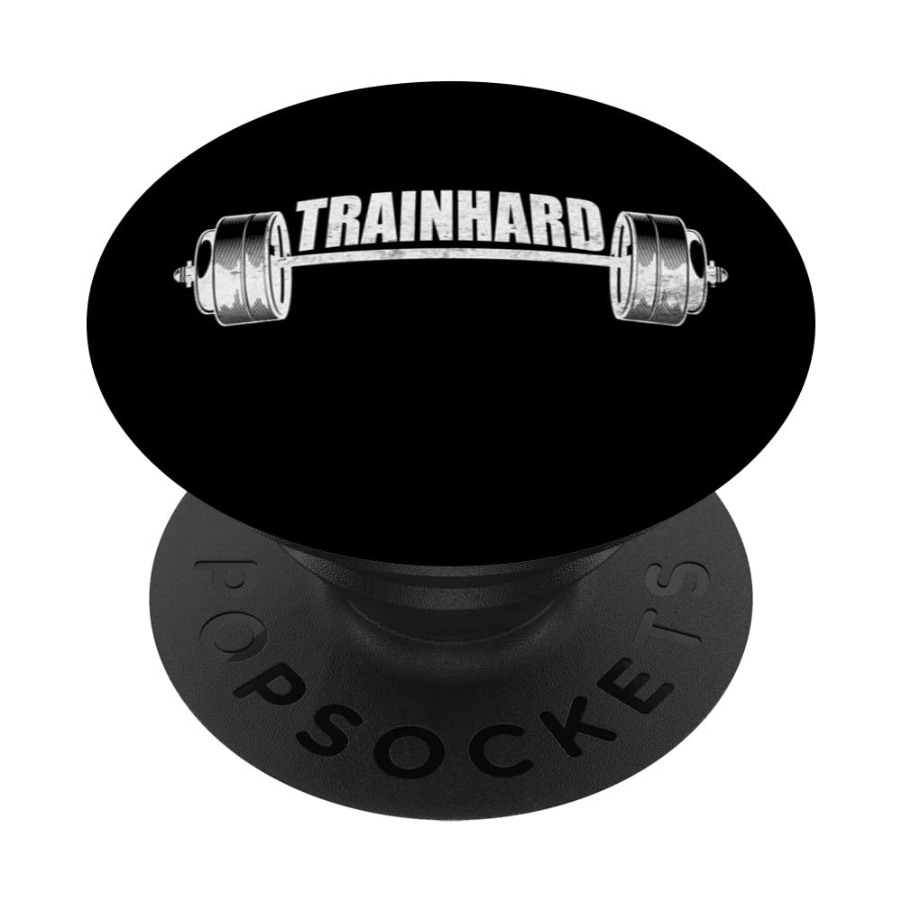 Trainhard gym fitness bodybuilding PopSockets Swappable PopGrip