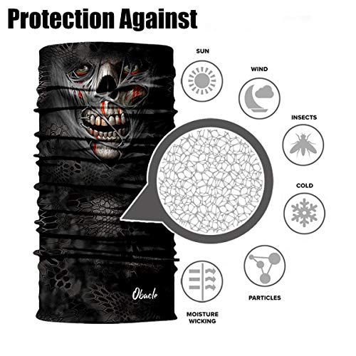 Image of Obacle Neck Gaiter Face Mask Bandana for Dust Wind Sun Protection for Men Women
