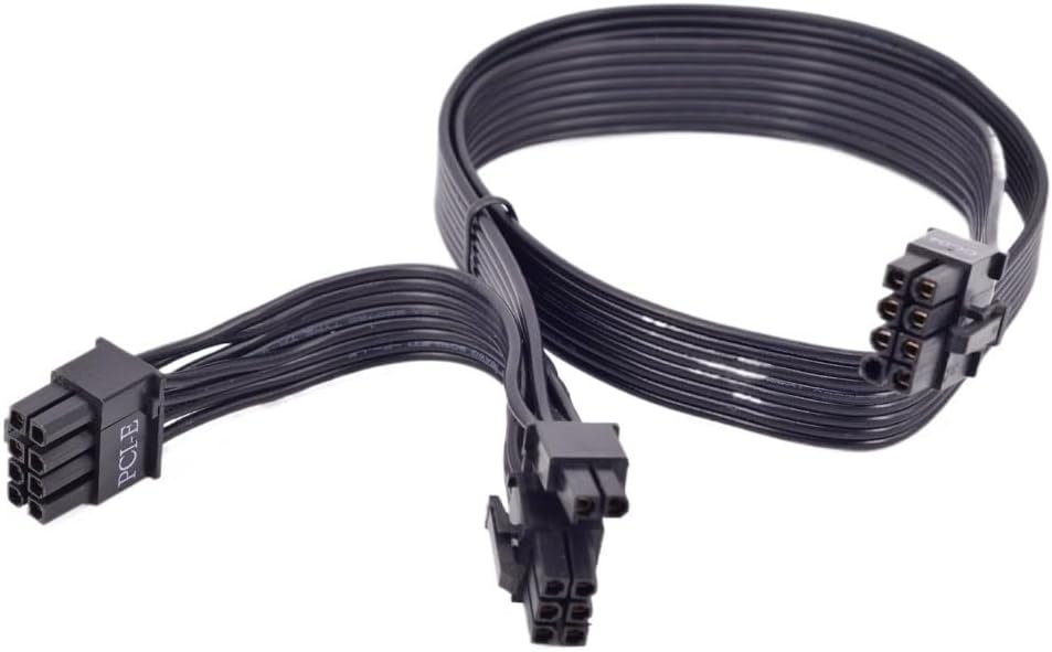 G-450 G-550 G-650 G-750 PCIe 6 pins to 4 Pin SATA PCI-E 2 Port 6+2 Pin Power Supply Cable(6pin to 4 SATA)