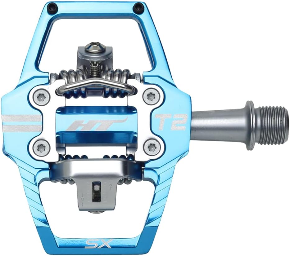 HT Components T2-SX Pedals - Dual Sided Clipless with Platform Aluminum