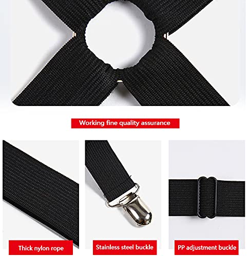 Ruikdly Ferma Lenzuola Pinze Regolabili Elastici