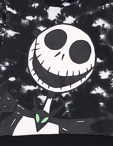 Disney Nightmare Before Christmas Jack Skellington Little Boys Fleece Hoodie Tie Dye 63