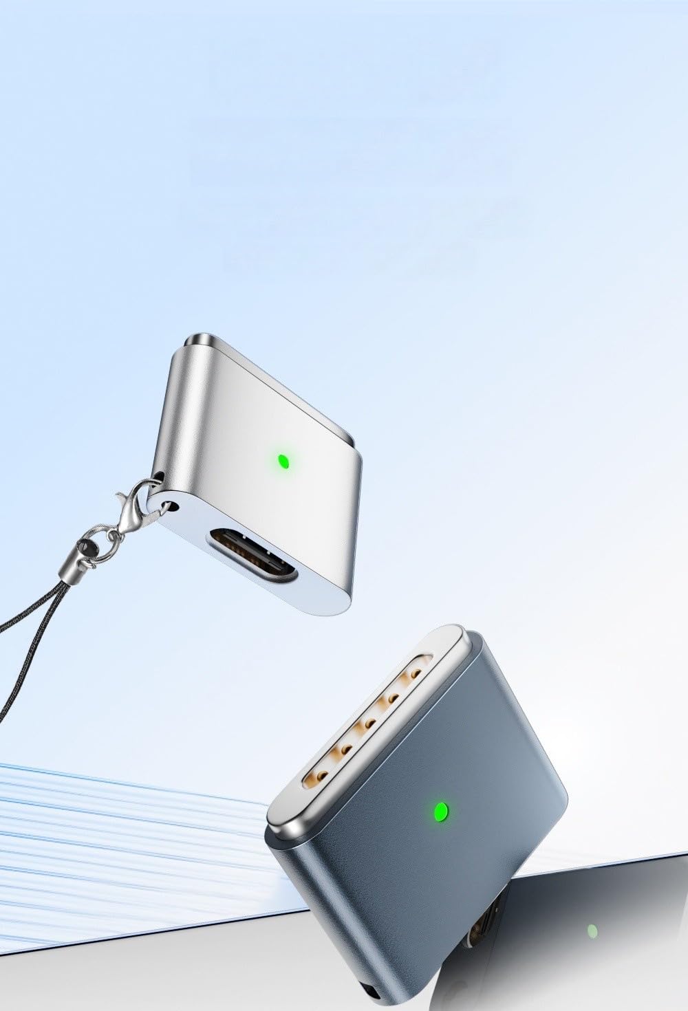 LivX Type-C to MagSafe 3 İle Uyumlu Dönüştürücü | 140W Hızlı Şarj Destekli | MacBook İle Uyumlu Çevirici Gri SF-3