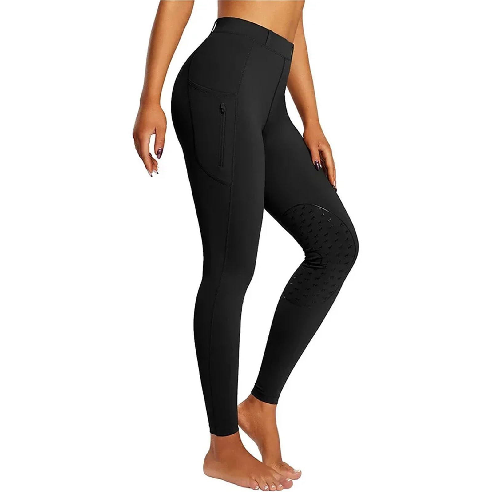 Pantalones de Montar Pantalones ecuestres de Silicona for Montar a Caballo, calzas, Ropa for Mujer