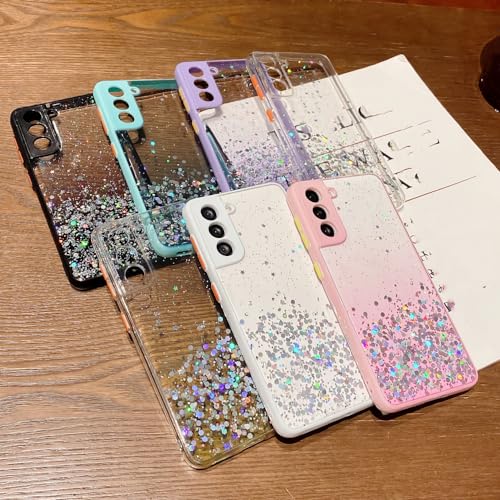 Coque Samsung S21 FE souple anti-rayures au design pailleté - 6