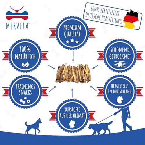 MERVELA Pferderippen | 100% Pferd pur | 1 Stück | Rippen vom Pferd getrocknet | Qualität aus Deutschland | ideal für hypoallergene, allergische und Sensible Hunde