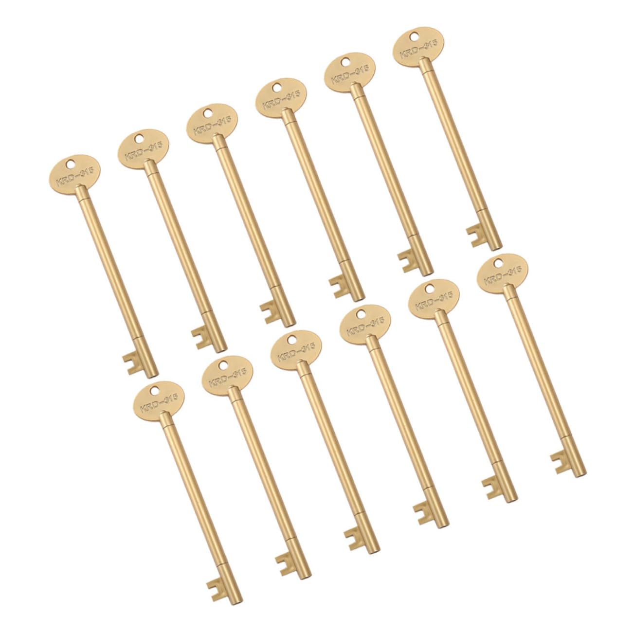 HOMSFOU 5 series Bolígrafos De Escritura Con Forma De Llave Bolígrafos De Rodillo Novedosos De Lujo Accesorios Para El Hogar Y La Oficina Borrables 12 piezas x 5