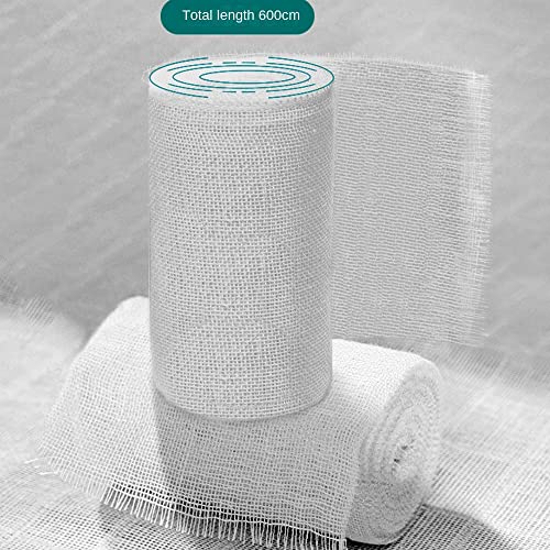 100% Cotton Gauze Rolls 6cm x 6m Rolled Gauze Medical Tape Gauze Wrap - Breathable Gauze Bandage Rolls – 2.36” x 236“ Bandage Wrap for Wound Dressing –10 Rolls miniatura 5