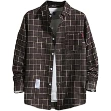 Kaole Shirt, Check Shirt, Long Sleeve, Casual, Casual, Mens, Womens, Ombre Gingham, Buffalo, Waist Wrap, Pair of Cotton, Buttons, Shirt, Street Dance, Costume, Tartan, Madras, Unisex