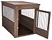 New Age Pet ECOFLEX InnPlace Dog Crate & End Table, Indoor Furniture Style Pet Kennel for Small, Medium, Large & XL Dogs, Durable Composite, Russet Brown, Large