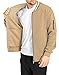 SAVKOOV Mens Lightweight Jacket Casual Bomber Jacket Varsity Coat