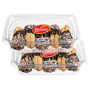 Italian Cookies | Fancy Bakery Cookies | Gourmet Cookies | Perfect for Birthdays, Holidays & all Occasions | Dairy & Nut Free | 13 oz Stern’s Bakery [2 Pack] (Italian Sandwich Cookies)