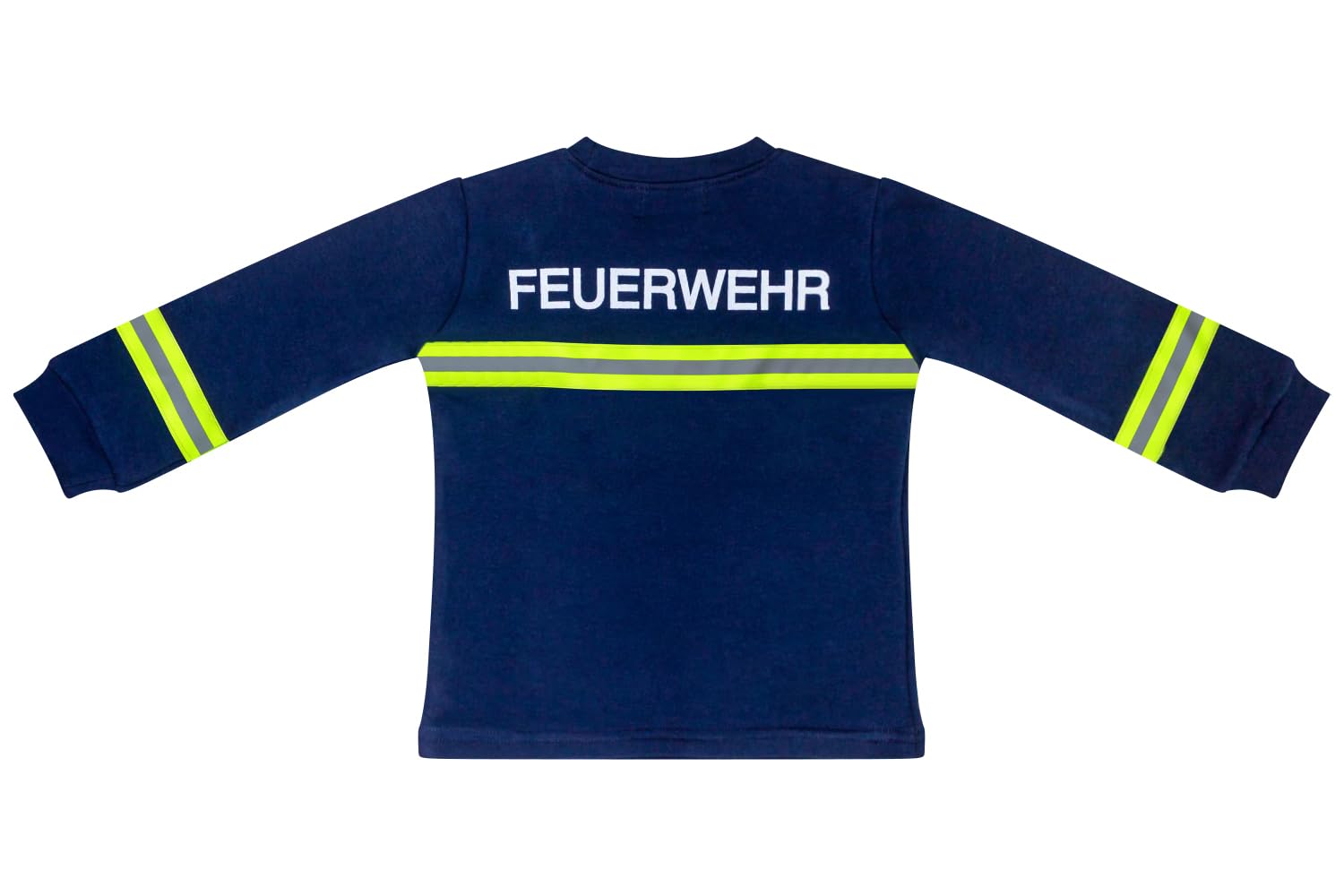 Pigiama/pigiama bambini vigili del fuoco/pompiere immagine blu lungo giallo riflettori 100% cotone Fairtrade Ringelsuse blu Blau 92/98