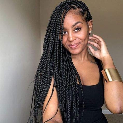 Flotig Long Pre stretched Braiding Hair 30Inch 8 packs Professional Itch Free Hot Water Setting Synthetic Fiber Crochet Braiding Hair Extension Twist Braid (30Inch, 1B)