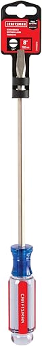 Miniatura 3 de CRAFTSMAN Destornillador, 1/4-in x 8 in ranurado, mango de acetato (CMHT65016)